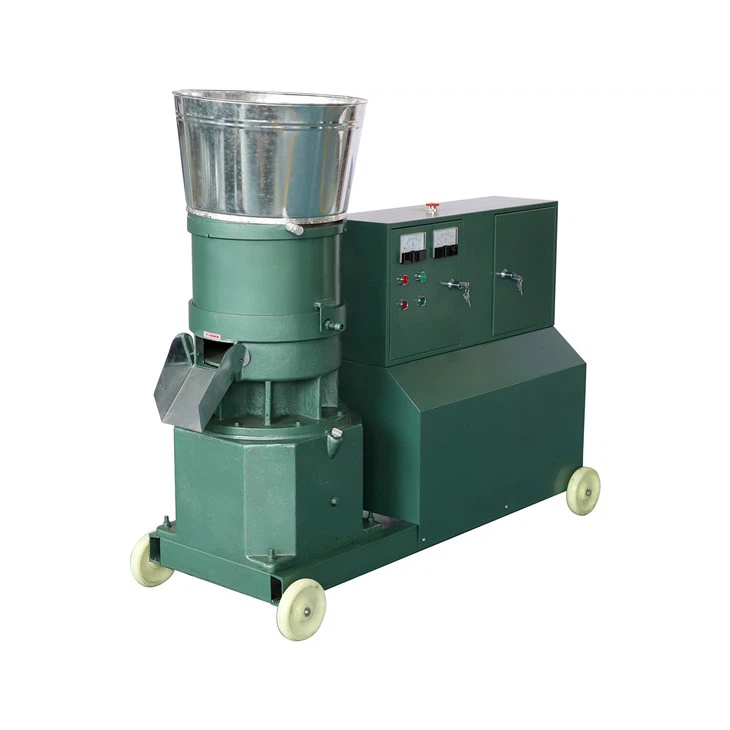 100-200kg/h Máquina de pellets de talos de milho