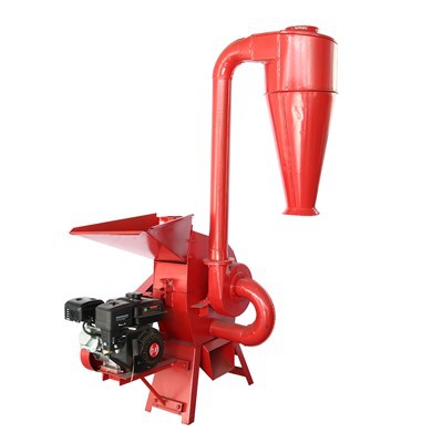 Moinho de martelo 100-200KG/H pequeno alimentado por motor a gasolina